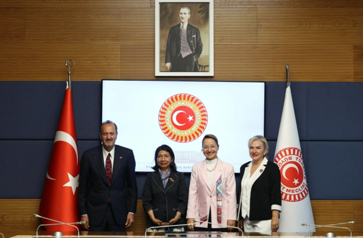 BAKBAK, PERU B&Uuml;Y&Uuml;KEL&Ccedil;İSİ MORALES&rsquo;İ TBMM&rsquo;DE AĞIRLADI