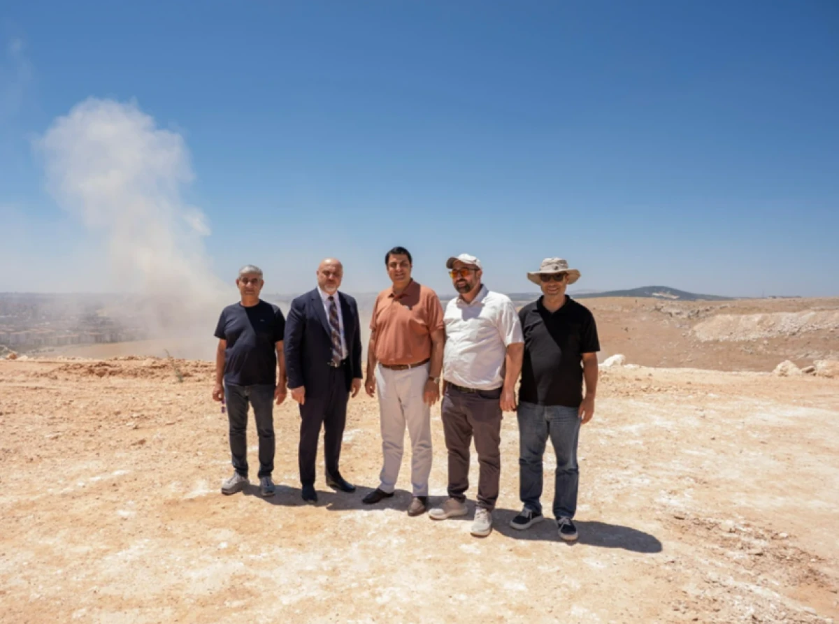 BAŞKAN YILMAZ ADRENA PARK&rsquo;TA &Ccedil;ALIŞMALARI İNCELEDİ