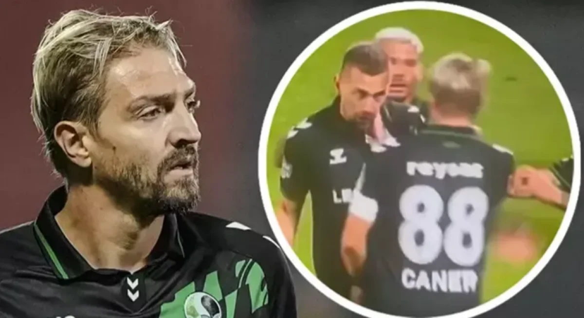 Caner Erkin takım arkadaşına tokat attı! Kırmızı kartla oyundan atıldı
