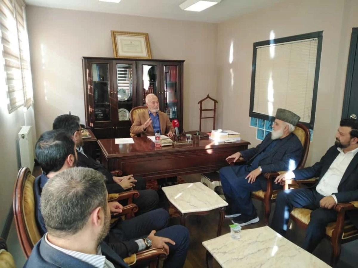 ESAM’da kardeşlik buluşması! Keşmir Cemaat-i İslami eski lideri Turabi’den ESAM’a anlamlı ziyaret…