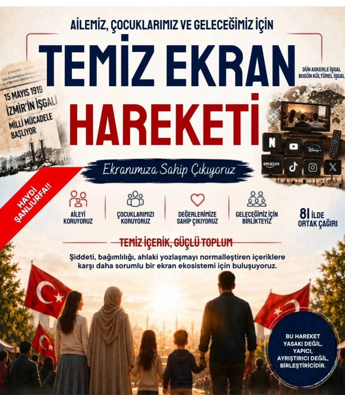 Gaziantep Aile Platformu'ndan Manifesto: "Ekranlar Hepimizin, Gelecek Hepimizin" 