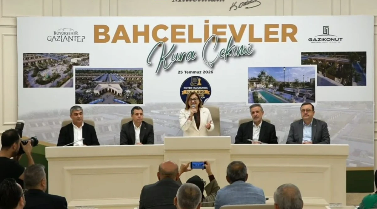 Gaziantep&rsquo;te Bah&ccedil;elievler Projesi&rsquo;nde kura heyecanı! Şahin m&uuml;jdeyi verdi! Projede ikinci ve &uuml;&ccedil;&uuml;nc&uuml; etap geliyor!