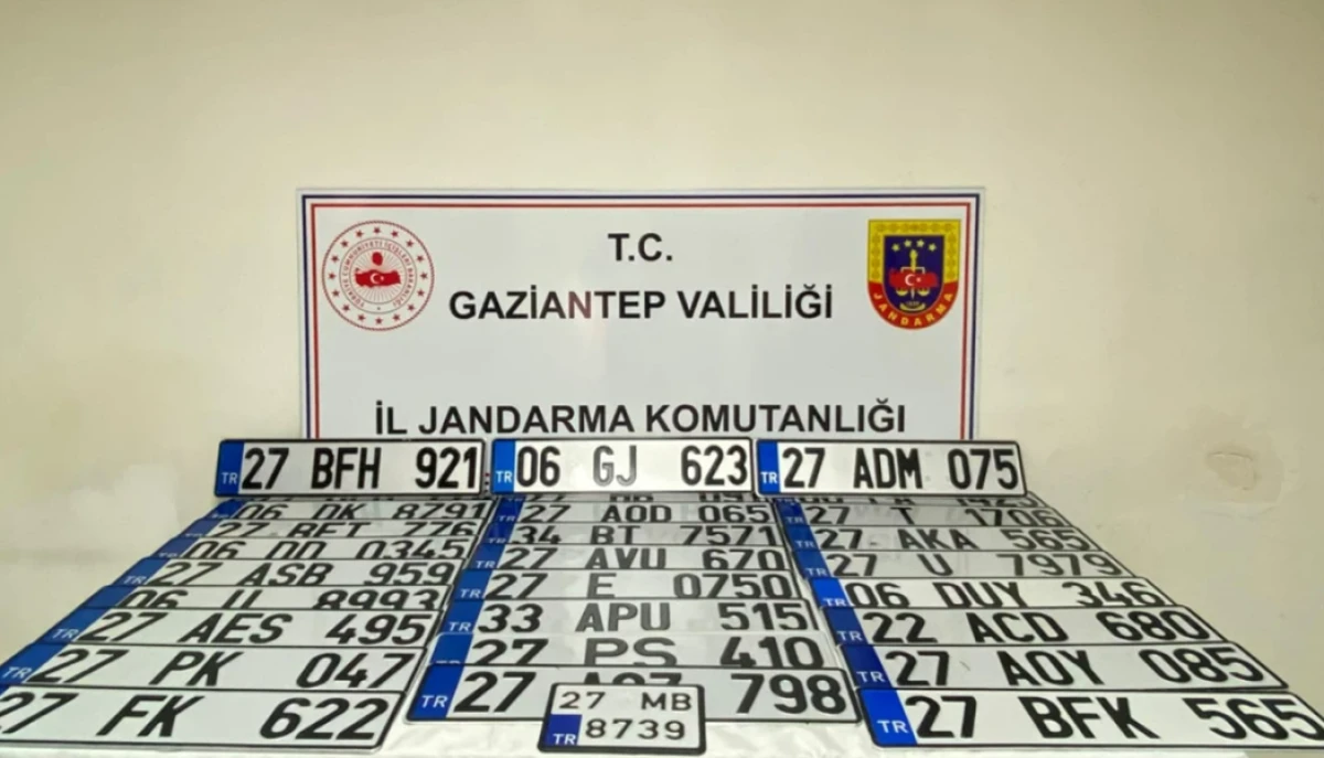 Gaziantep&rsquo;te "Sahte Plaka" Operasyonu