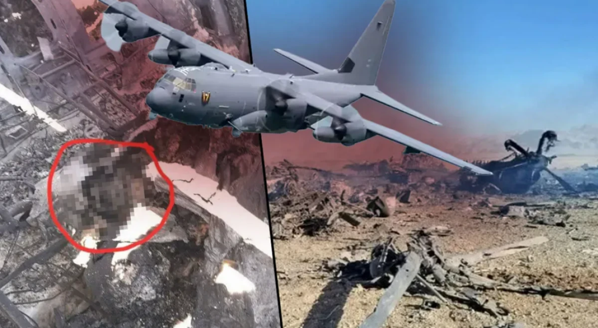 İran belgeledi, Washington sustu: D&uuml;ş&uuml;r&uuml;len u&ccedil;akların enkazından asker par&ccedil;aları &ccedil;ıktı!