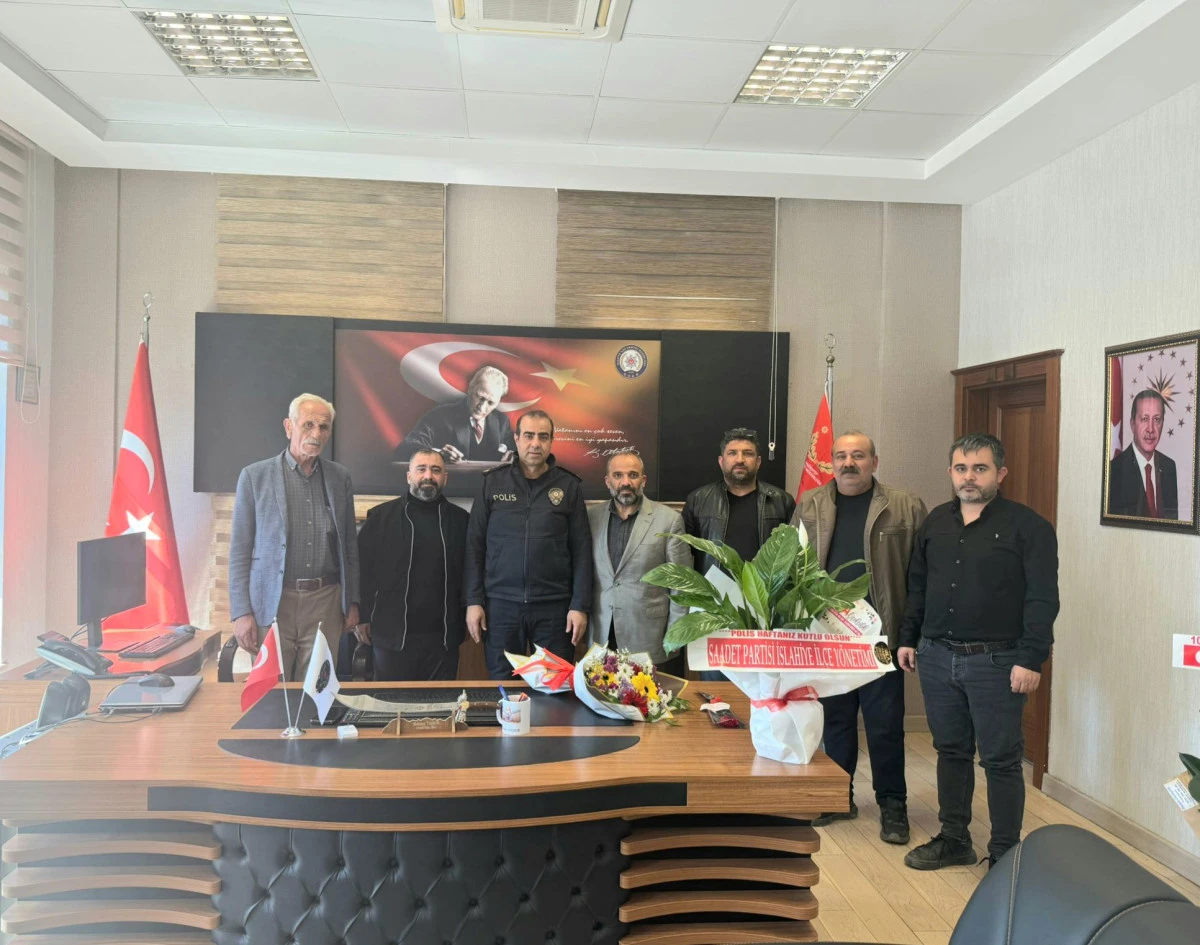 İslahiye Saadet Partisi&rsquo;nden Emniyete Anlamlı Ziyaret