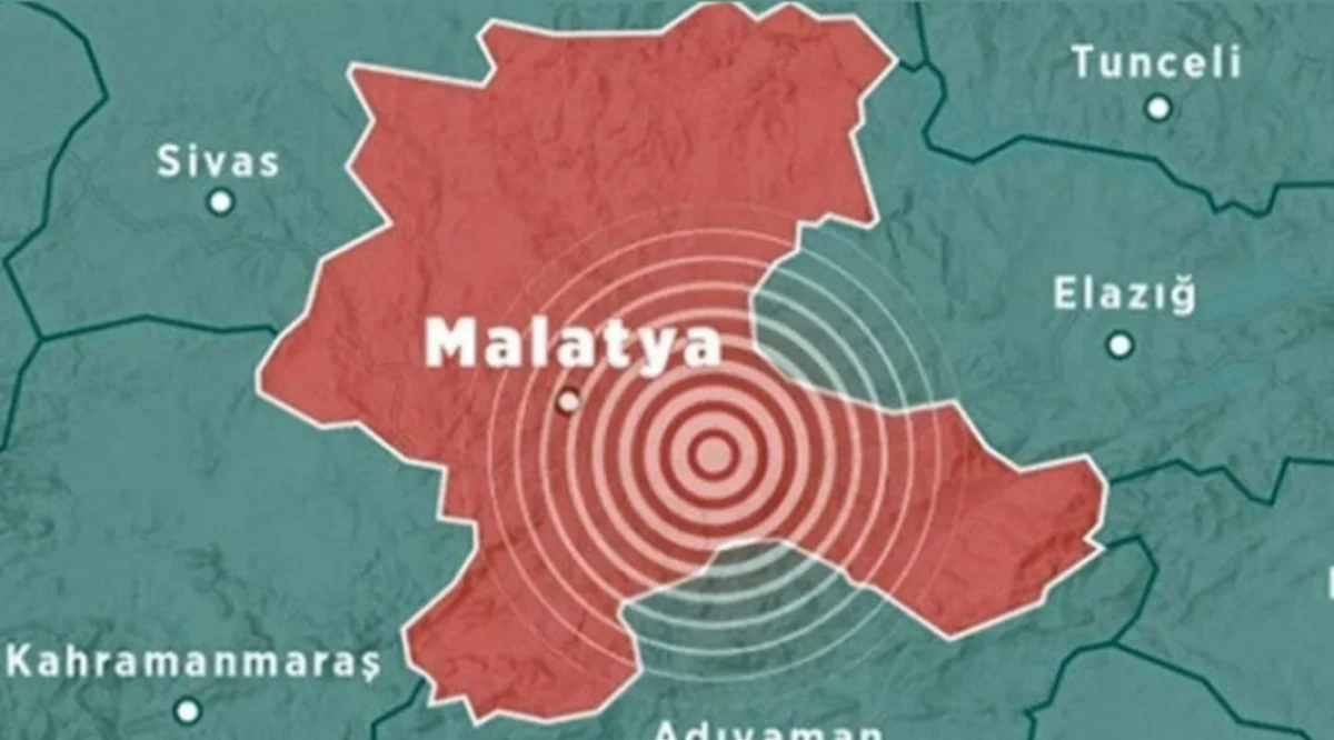 Malatya'da 1 dakikada 2 deprem!