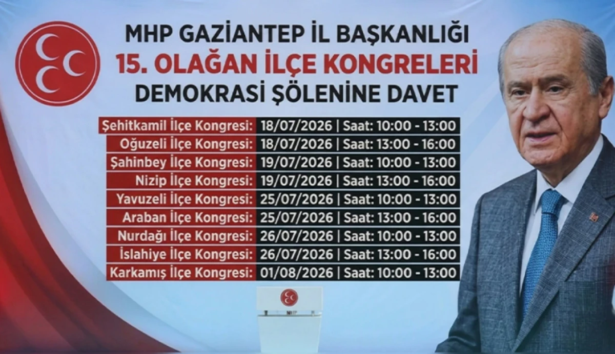 MHP GAZİANTEP&rsquo;TE "TOY" BAŞLIYOR