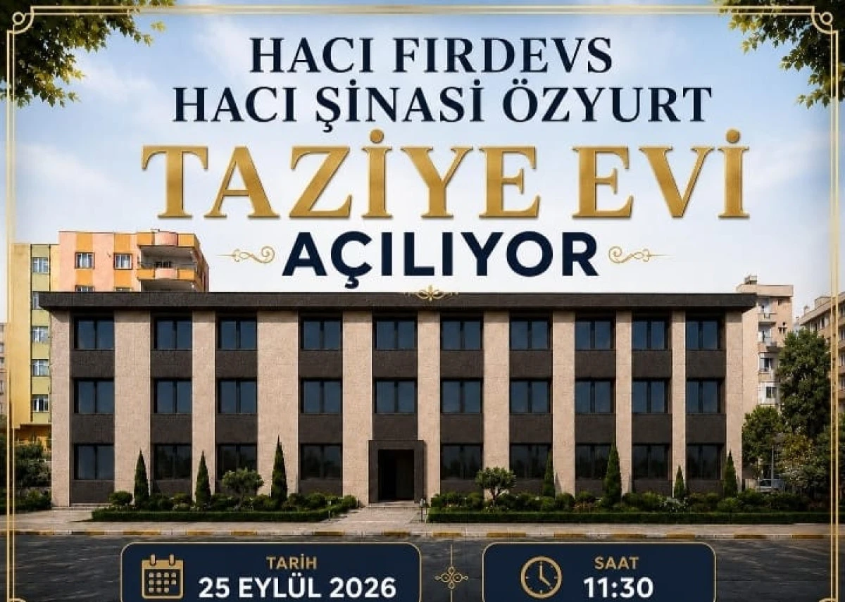 Nizip&rsquo;e Dev Proje: B&ouml;lgenin En B&uuml;y&uuml;k Taziye Evi ve Kur&rsquo;an Kursu Tamamlanıyor