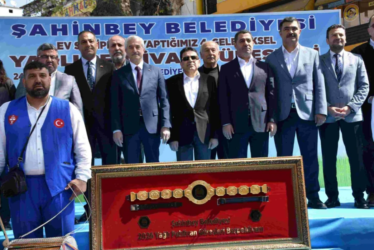 PEHLİVANLAR ŞAHİNBEY&rsquo;DE ER MEYDANINDA