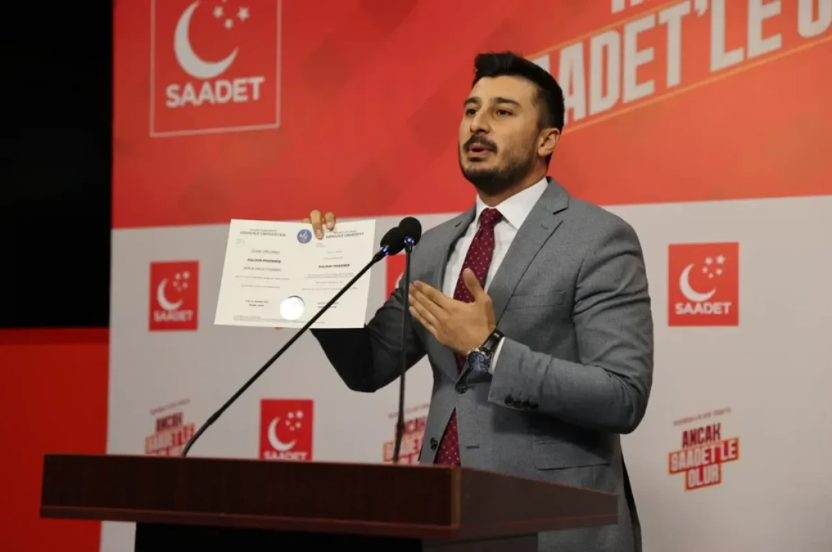 Saadet gençliğinden sahte diploma tepkisi… “Bu skandal sadece bir sahtecilik değil, milli güvenlik sorunudur”