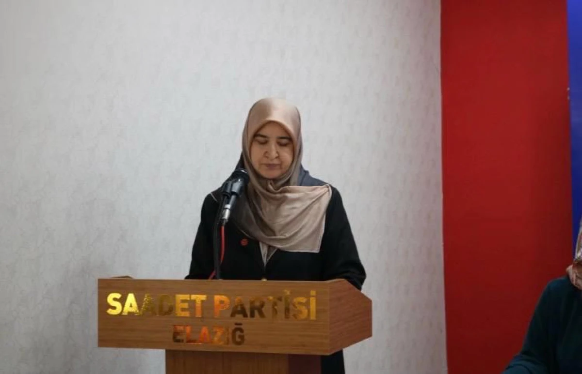 SAADET PARTİSİ ELAZIĞ KADIN KOLLARI BAŞKANI MERAL SERTDEMİR&rsquo;DEN 23 NİSAN MESAJI