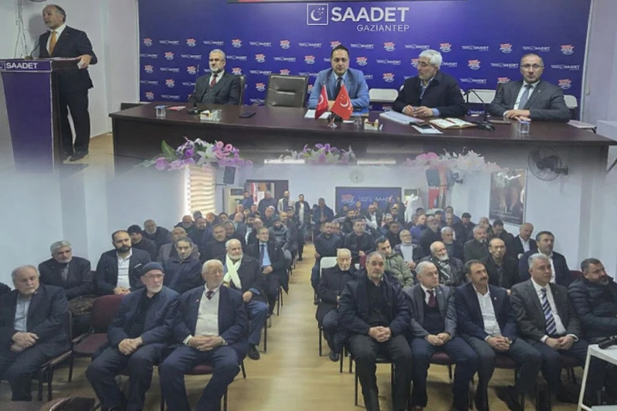 Saadet Partisi Gaziantep İl Divan Toplantısı Coşkulu Bir Katılımla Ger&ccedil;ekleştirildi