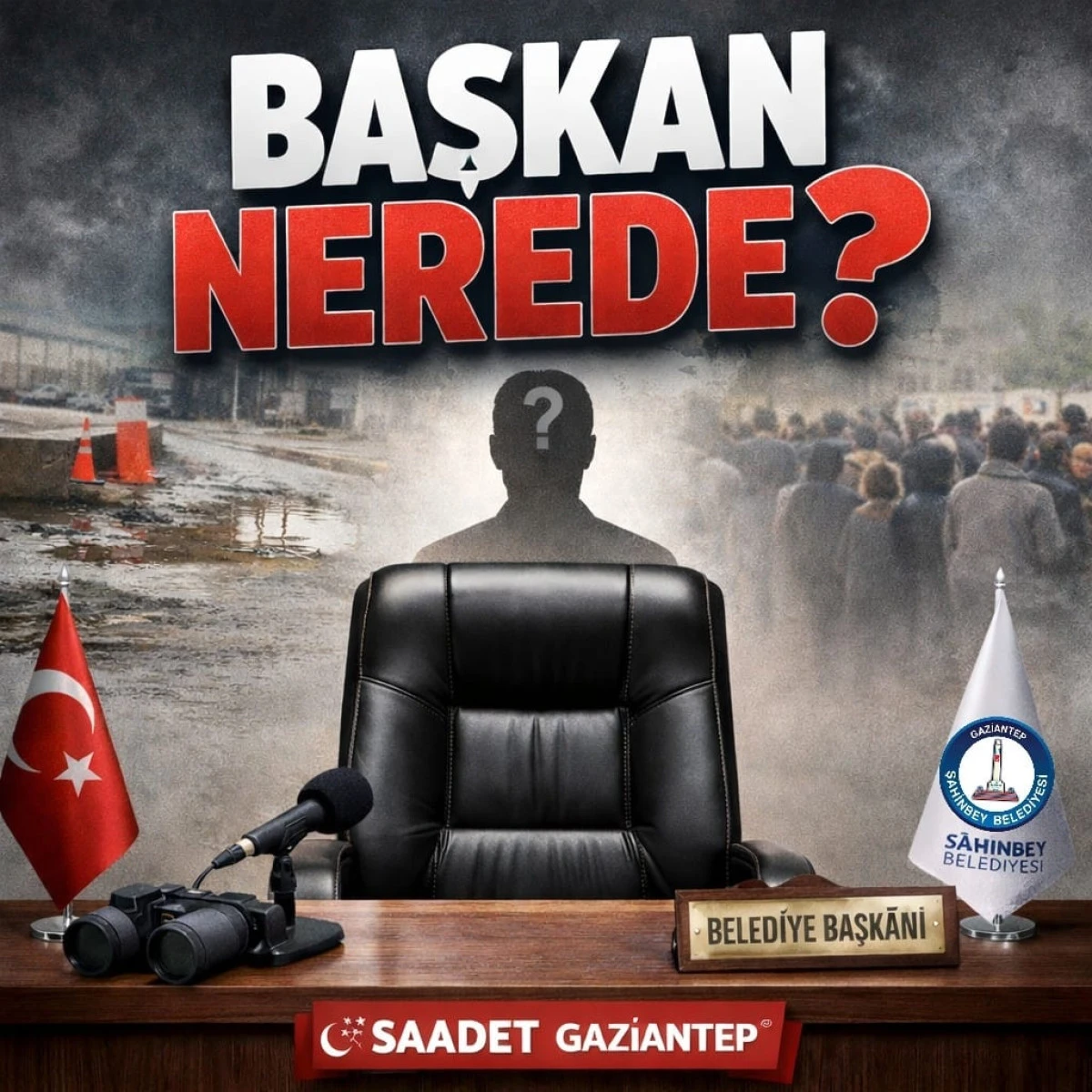 Saadet Partisi Gaziantep Teşkilatından Dikkat &Ccedil;eken Şahinbey Paylaşımı