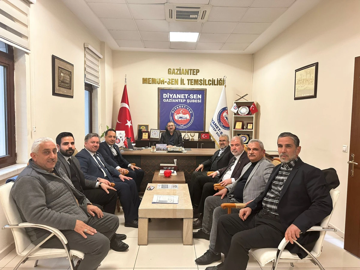Saadet Partisi Gaziantep Teşkilatından Memur-Sen ve Diyanet-Sen&rsquo;e Ziyaret
