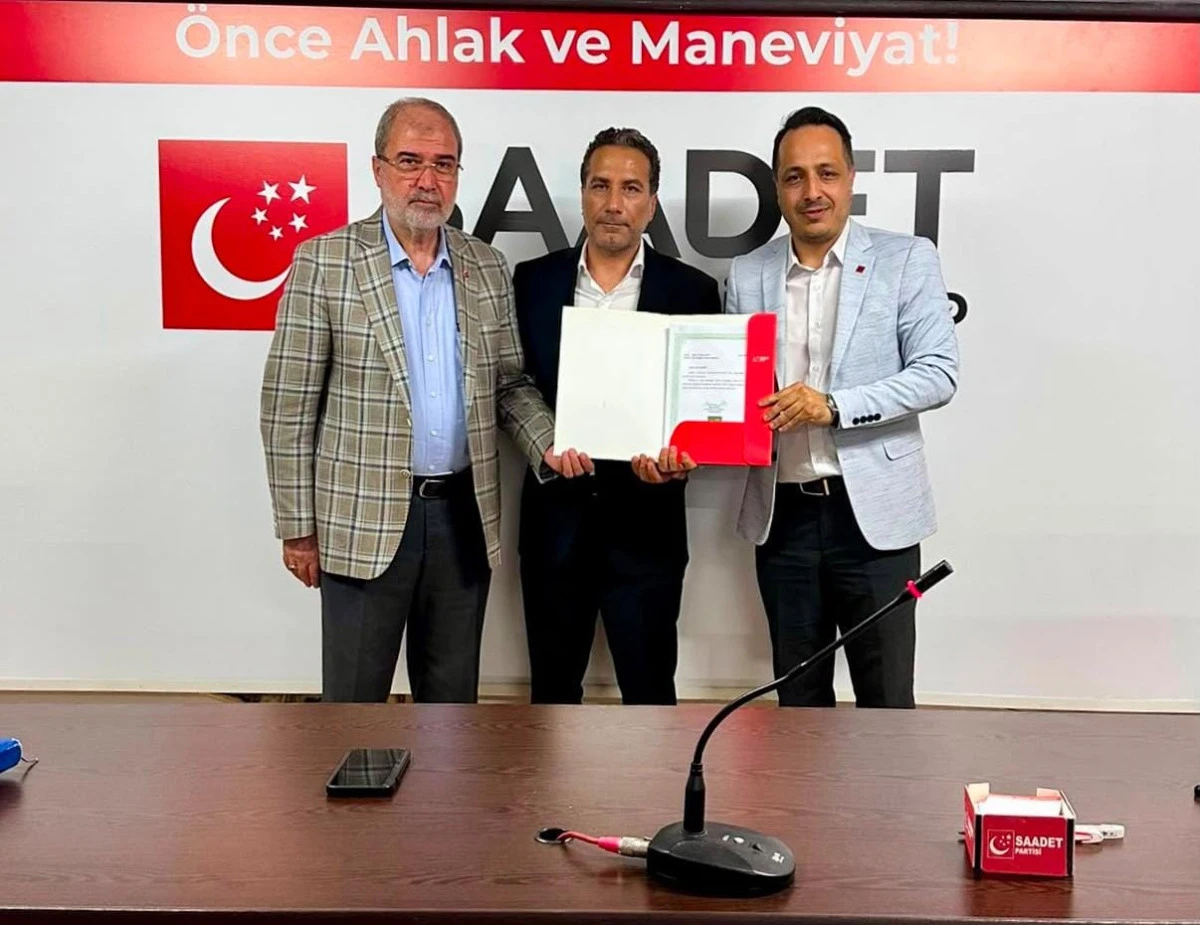 Saadet Partisi Şehitkamil İl&ccedil;e Başkanlığına Av. Ali S&uuml;nb&uuml;l Atandı
