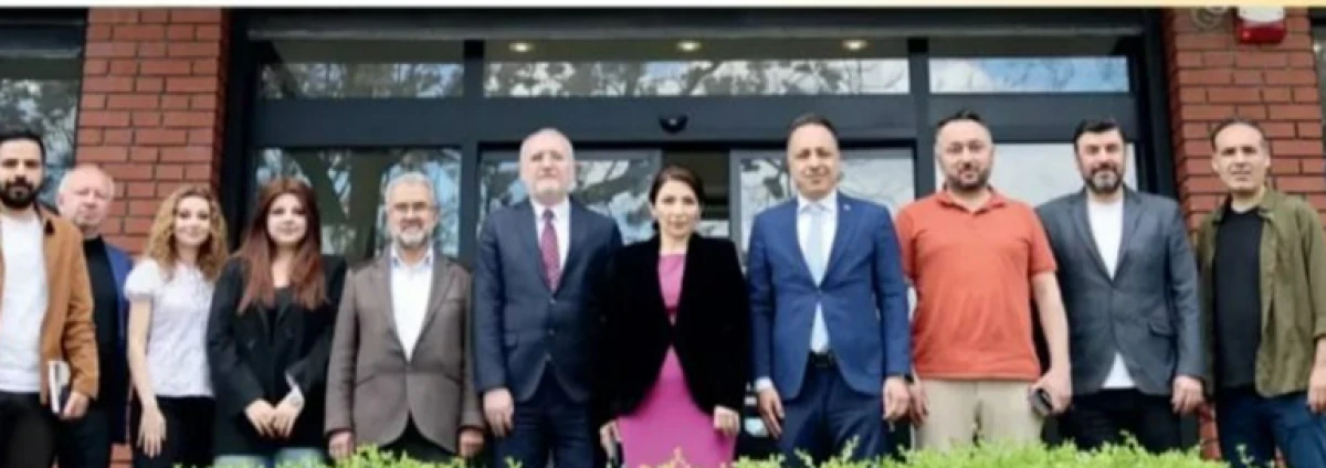 SAADET PARTİSİNDEN AY MEDYAYA ZİYARET