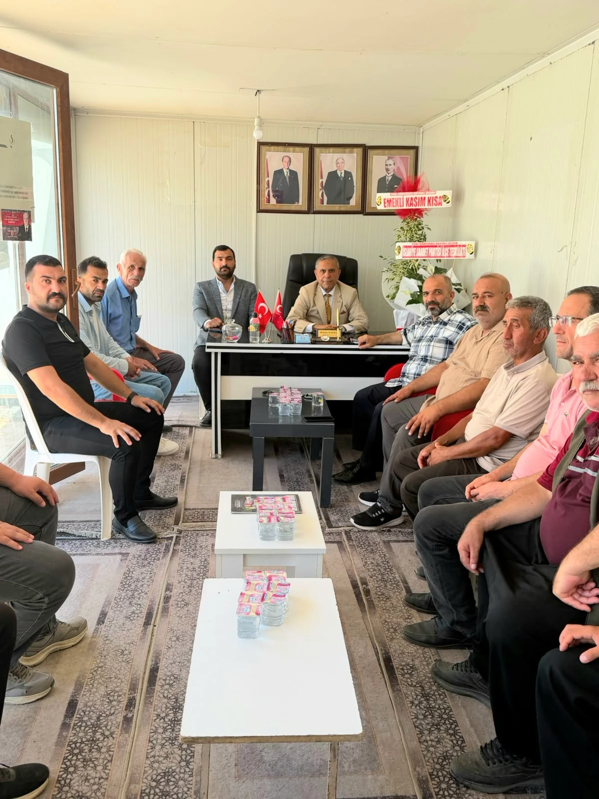 Saadet Partisi&rsquo;nden MHP İslahiye İl&ccedil;e Teşkilatına &ldquo;Hayırlı Olsun&rdquo; Ziyareti