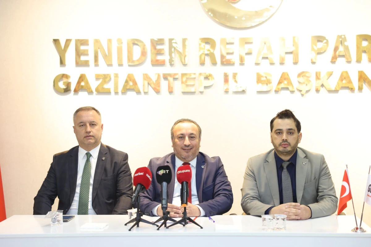 Yeniden Refah Partisi, 16 Kasım Büyük Kongresi İçin Gaziantep'te Hazırlıkları Tamamladı