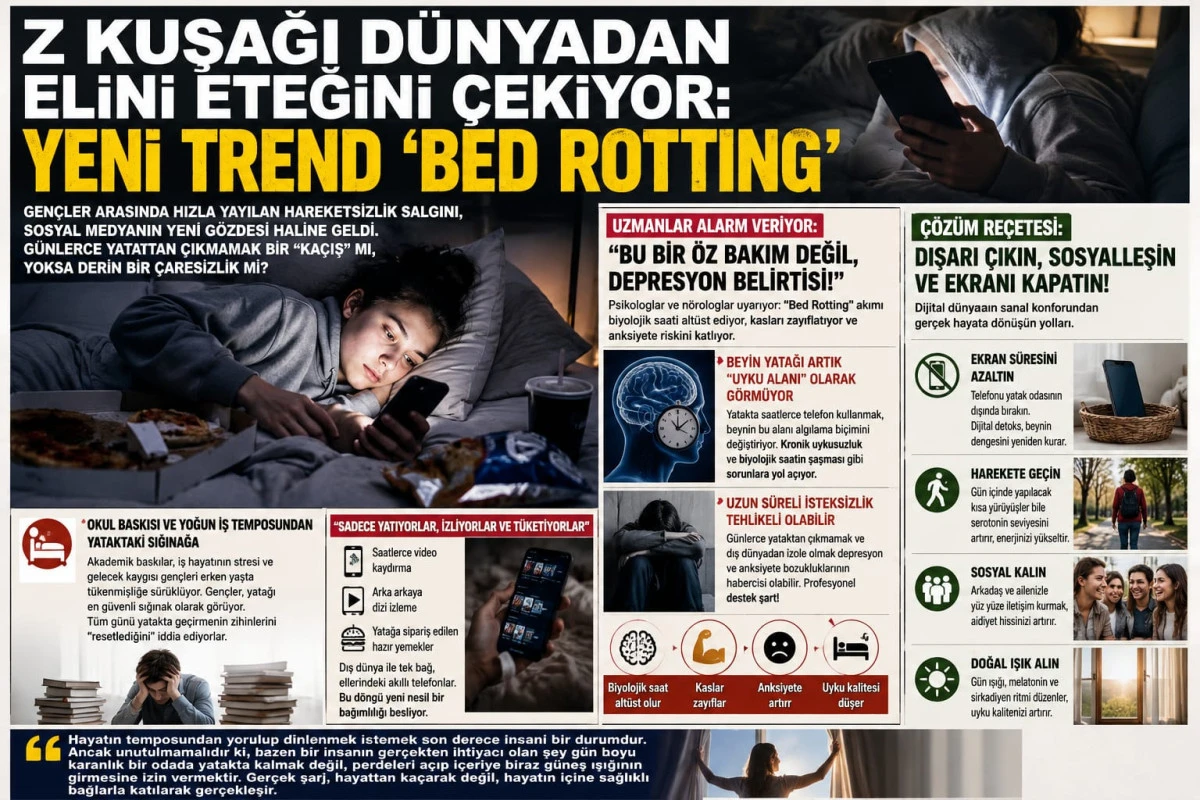 Z KUŞAĞI D&Uuml;NYADAN ELİNİ ETEĞİNİ &Ccedil;EKİYOR: YENİ TREND &lsquo;BED ROTTING&rsquo;